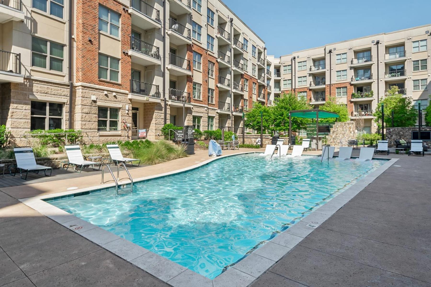 Uptown 4Th Ward Luxury Apt Year-Round Pool Charlotte Extérieur photo