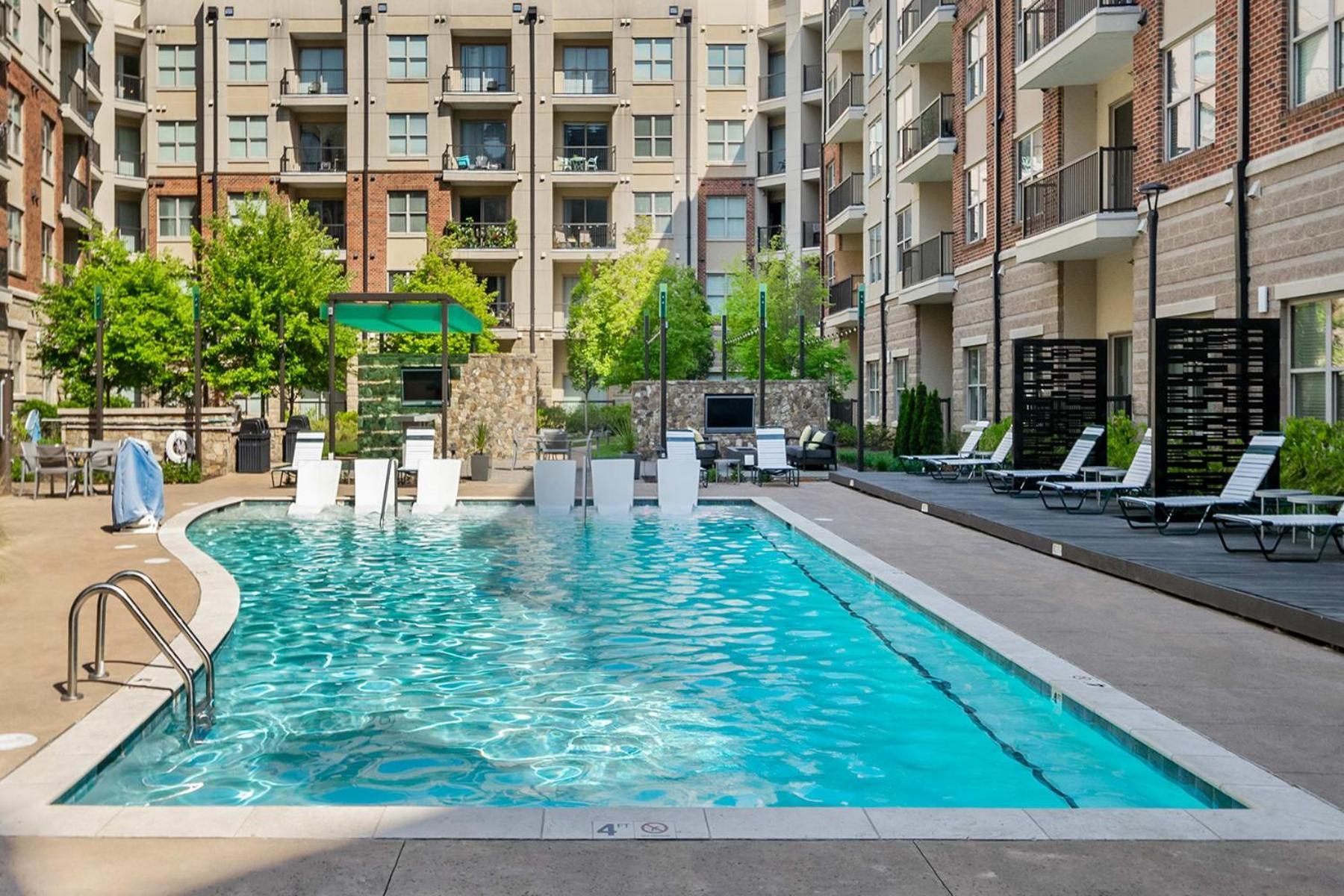 Uptown 4Th Ward Luxury Apt Year-Round Pool Charlotte Extérieur photo